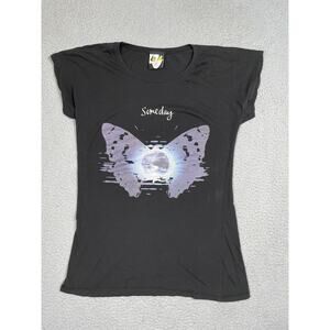 Julian Lennon Womens Size L T-Shirt Someday Graphic Print